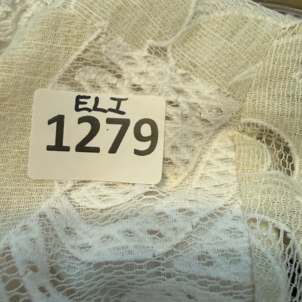 Elegant Cream Lace Dress - Picture 9 of 9